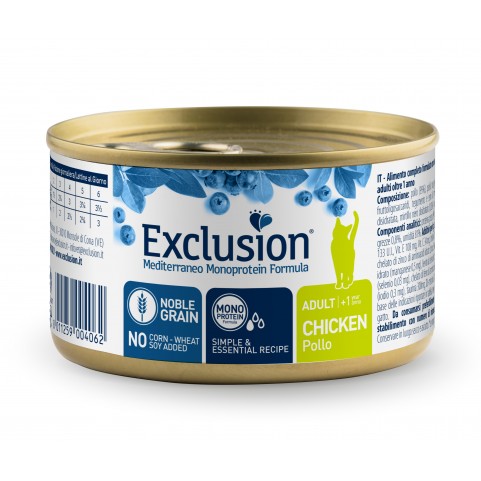 Exclusion Adult Chicken вологий корм для дорослих котів всіх порід з куркою