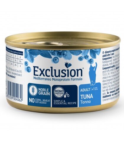 Exclusion Adult Tuna вологий корм для дорослих котів всіх порід з тунцем