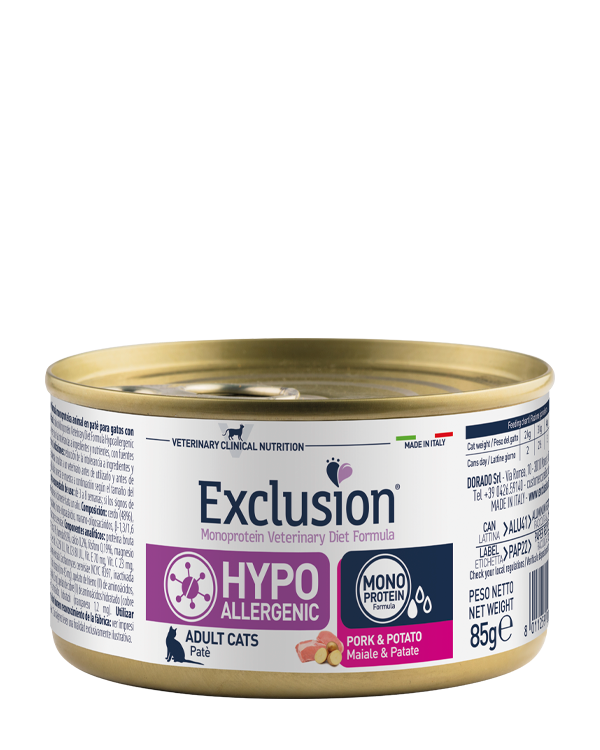 Консерва Exclusion Hypoallergenic для котів з харчовою алергією