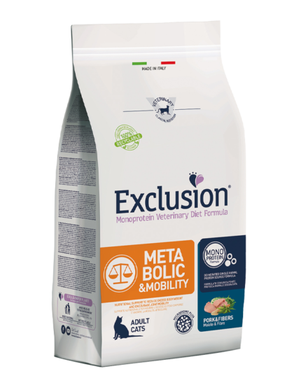 Exclusion Cat Metabolic&Mobility зі свининою для котів із надмірною вагою та остеоартритом