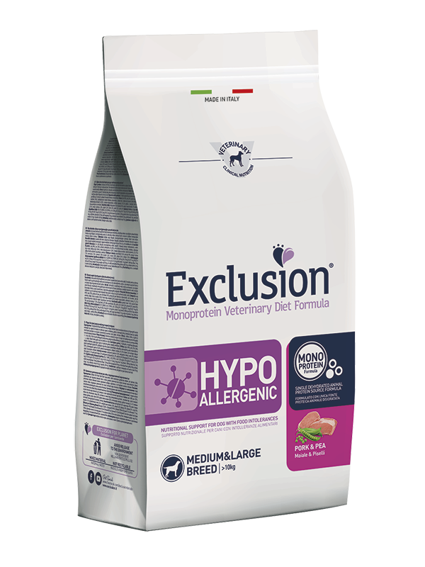 Exclusion Hypoallergenic Medium&Large Breed зі свининою для середніх та великих порід собак з харчовою алергією