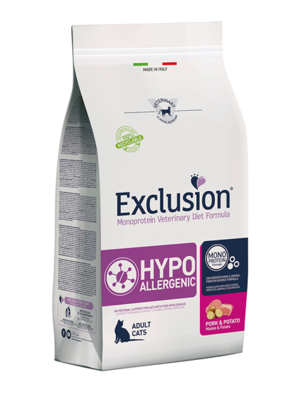 Exclusion Hypoallergenic зі свининою для котів з харчовою алергією