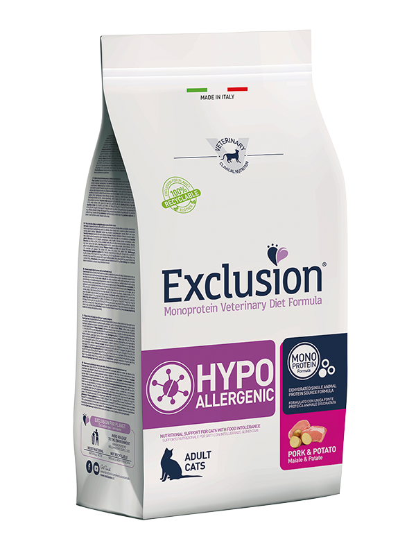Exclusion Hypoallergenic зі свининою для котів з харчовою алергією