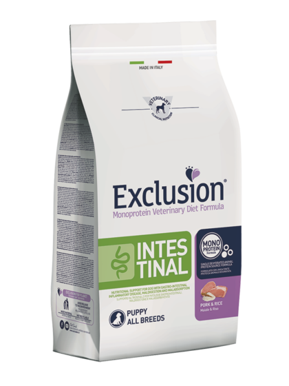 Exclusion Intestinal Puppy All Breed зі свининою для цуценят всіх порід із порушенням травлення