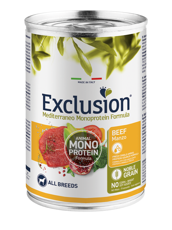 Exclusion Adult Beef корм для дорослих собак всіх порід з яловичиною 400 г