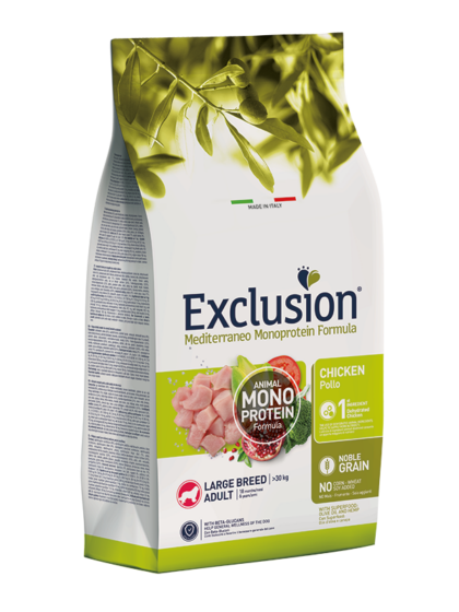 Exclusion Adult Chicken Large Breed корм для дорослих собак великих порід з куркою