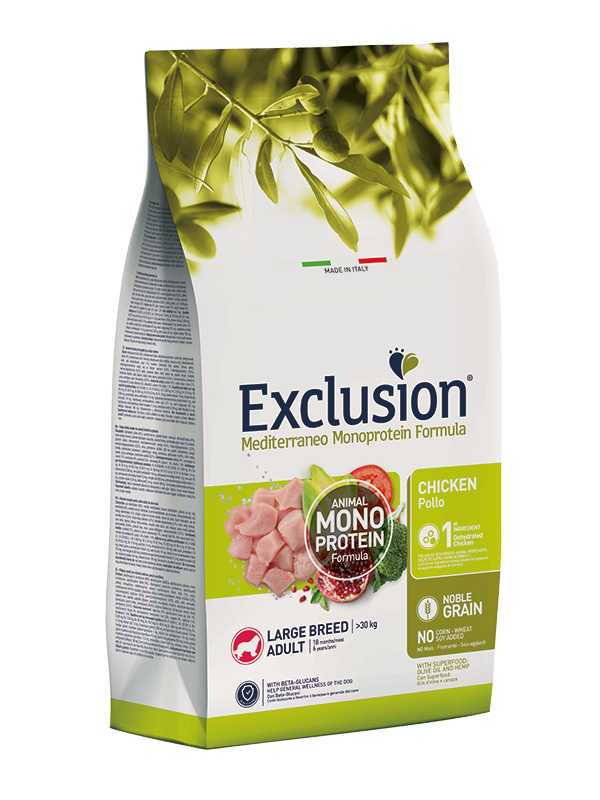 Exclusion Adult Chicken Large Breed корм для дорослих собак великих порід з куркою