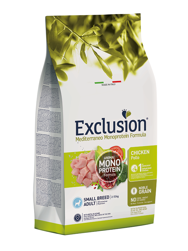 Exclusion Adult Сhicken Small Breed корм для дорослих собак дрібних порід з куркою