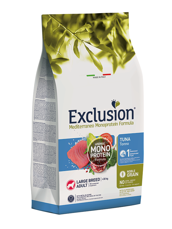 Exclusion Adult Tuna Large Breed корм для дорослих собак великих порід з тунцем