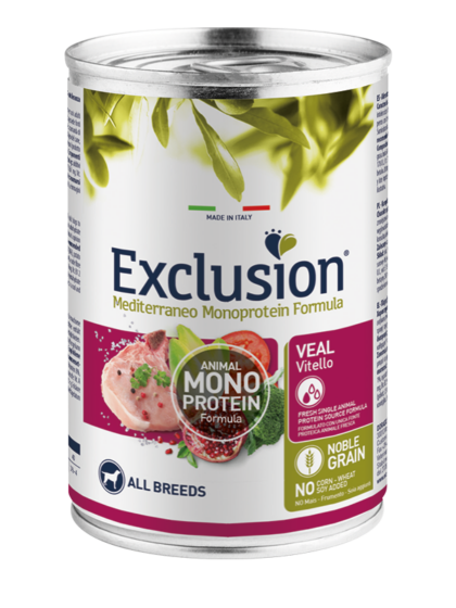Exclusion Adult Veal корм для дорослих собак всіх порід з телятиною 400 г