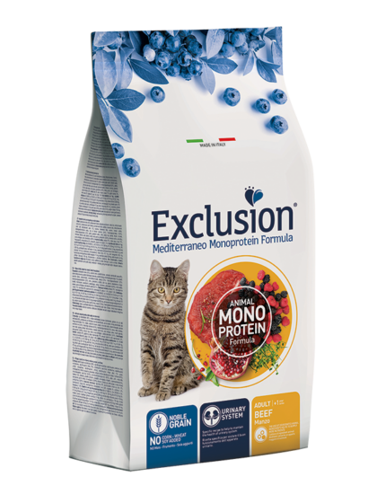 Exclusion Adult Beef корм для дорослих котів всіх порід з яловичиною