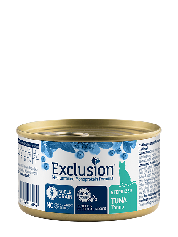 Exclusion Sterilized Tuna вологий корм для стерилізованих котів з тунцем