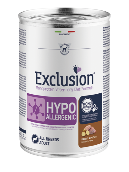 Exclusion Hypoallergenic з кроликом для собак з харчовою алергією