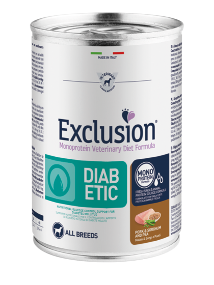 Exclusion Diabetic зі свининою для собак із цукровим діабетом