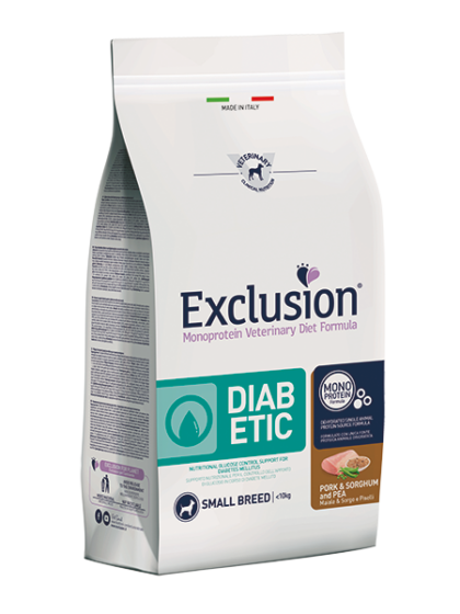 Exclusion Diabetic Small Breed зі свининою для собак малих порід з цукровим діабетом