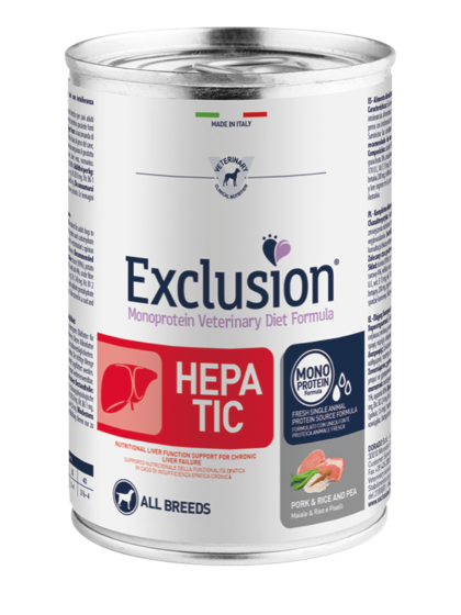 Exclusion Hepatic зі свининою для собак з печінковою недостатністю