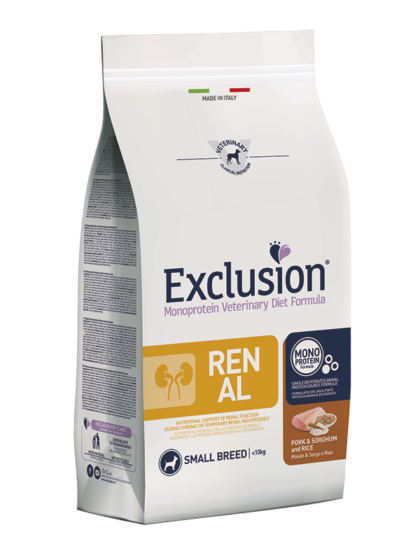 Exclusion Renal Small Breed зі свининою для собак малих порід із нирковою недостатністю