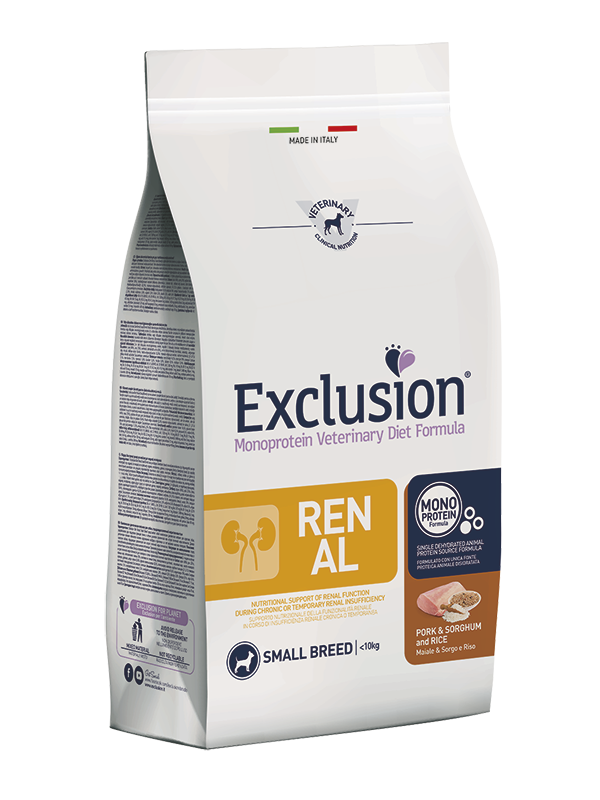 Exclusion Renal Small Breed зі свининою для собак малих порід із нирковою недостатністю