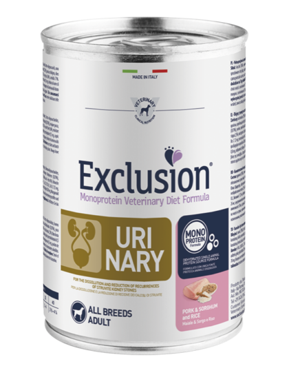 Exclusion Urinary зі свининою для собак для підтримки сечовидільної системи