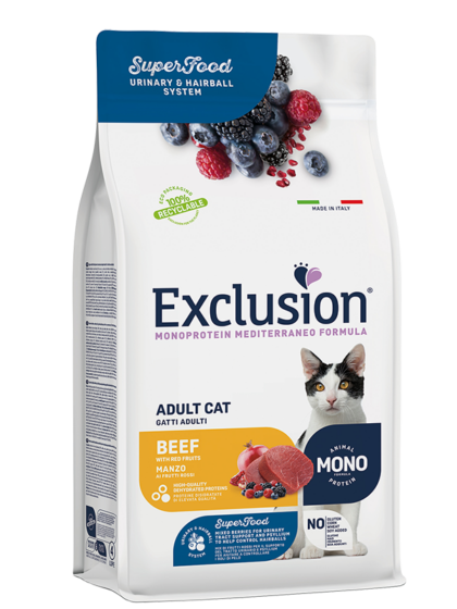 Exclusion Adult Beef корм для дорослих котів всіх порід з яловичиною
