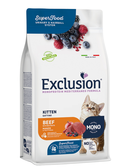 Exclusion Kitten Beef корм для кошенят з яловичиною