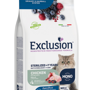 Exclusion Sterilized 7+ Chicken корм для стерилізованих котів від 7 років з куркою