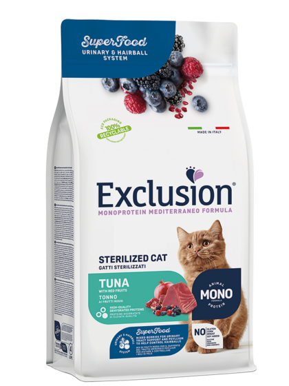 Exclusion Sterilized Tuna корм для стерилізованих котів з тунцем